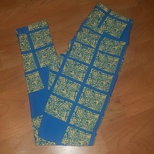 Patchwork lularoe leggings NWOT